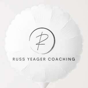Russ Yeager Coaching Signature Logo Balloon