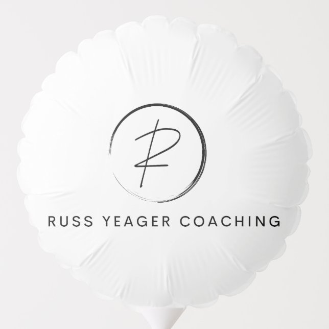 Russ Yeager Coaching Signature Logo Balloon (Back)