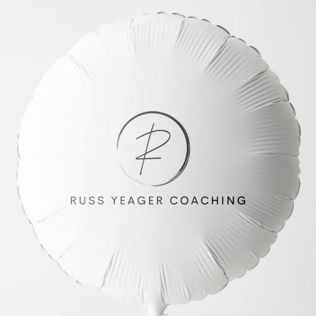 Russ Yeager Coaching Signature Logo Balloon (Front)