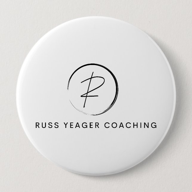 Russ Yeager Coaching Signature Logo Button (Front)