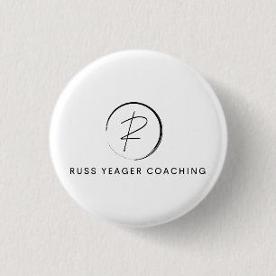 Russ Yeager Coaching Signature Logo Button