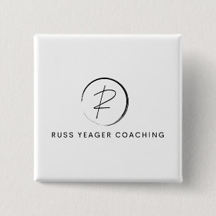 Russ Yeager Coaching Signature Logo Button