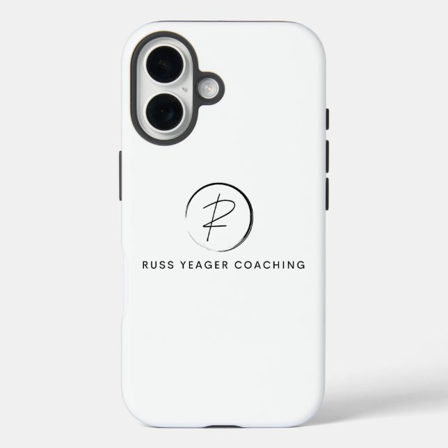 Russ Yeager Coaching Signature Logo Case-Mate iPhone Case (Back)