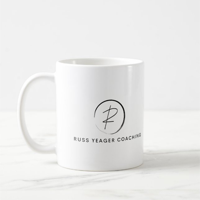Russ Yeager Coaching Signature Logo Coffee Mug (Left)