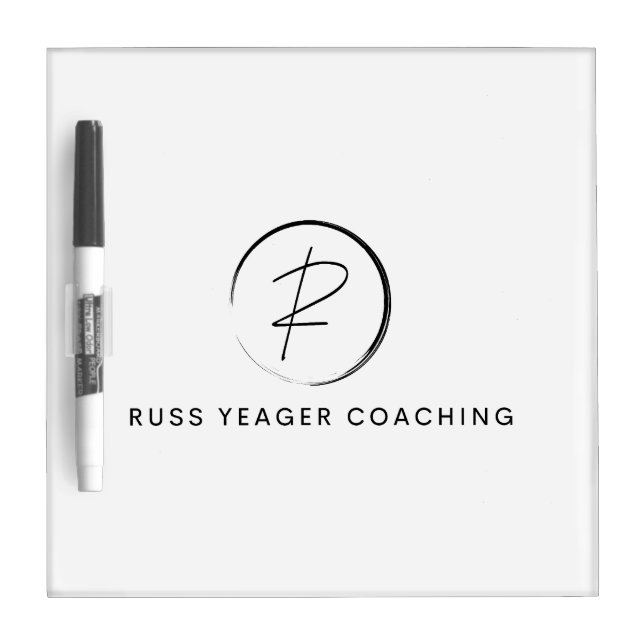 Russ Yeager Coaching Signature Logo Dry Erase Board (Front)
