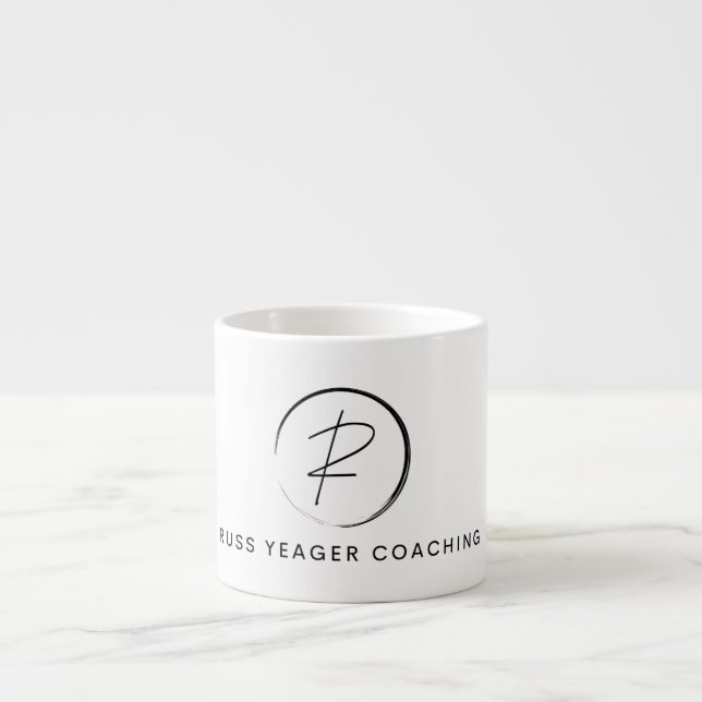 Russ Yeager Coaching Signature Logo Espresso Cup (Front)