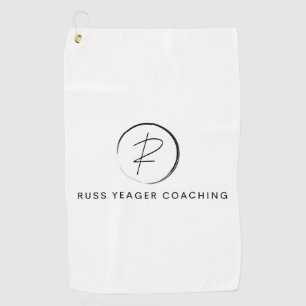 Russ Yeager Coaching Signature Logo Golf Towel
