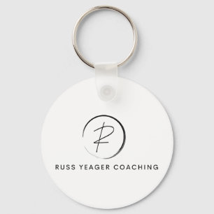 Russ Yeager Coaching Signature Logo Keychain
