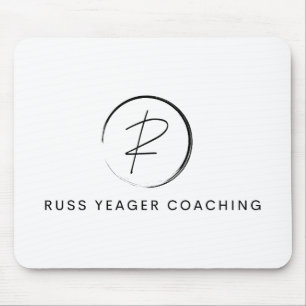 Russ Yeager Coaching Signature Logo Mouse Pad