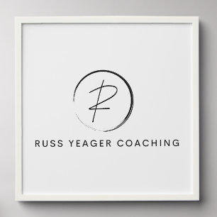 Russ Yeager Coaching Signature Logo Peel And Stick Photo Tile