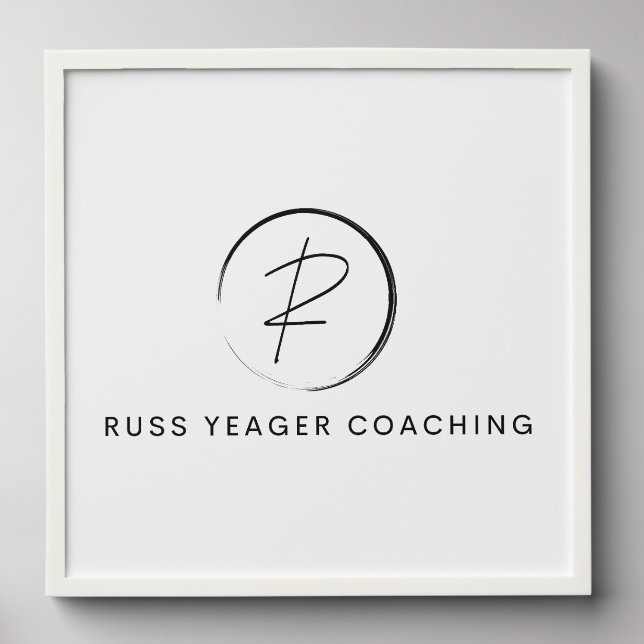 Russ Yeager Coaching Signature Logo Peel And Stick Photo Tile (Front Set)
