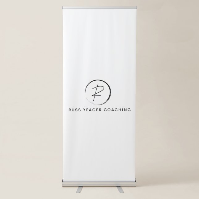 Russ Yeager Coaching Signature Logo Retractable Banner (Front)