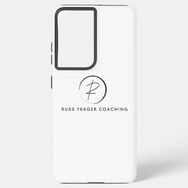 Russ Yeager Coaching Signature Logo Samsung Galaxy Case (Back)