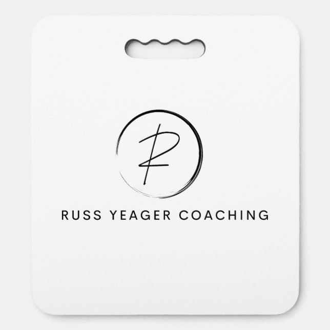 Russ Yeager Coaching Signature Logo Seat Cushion (Front Vertical)
