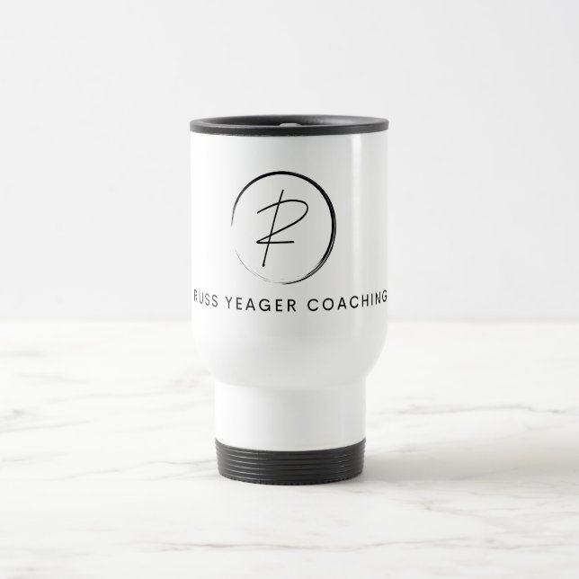 Russ Yeager Coaching Signature Logo Travel Mug (Center)