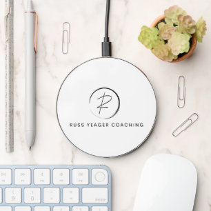 Russ Yeager Coaching Signature Logo Wireless Charger