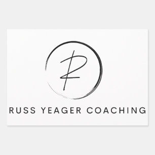Russ Yeager Coaching Signature Logo Wrapping Paper Sheets