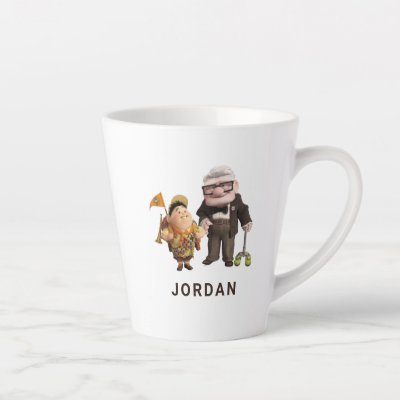 Russell and Carl from Disney Pixar UP! Latte Mug