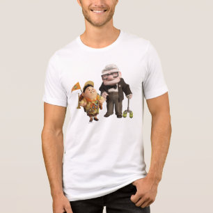 Russell and Carl from Disney Pixar UP! Tri-Blend Shirt