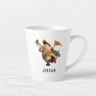 Russell blowing bugle - Disney Pixar UP Latte Mug