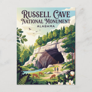 Russell Cave National Monument Alabama Postcard
