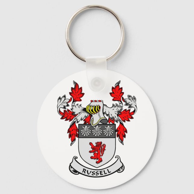 RUSSELL Coat of Arms Keychain (Front)