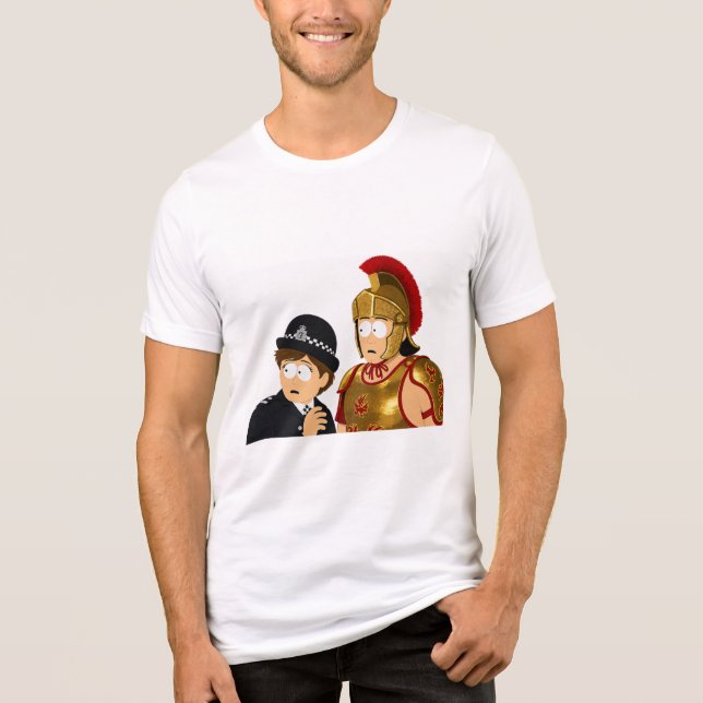"Russell Crowe?"  Tri-Blend Shirt (Front)