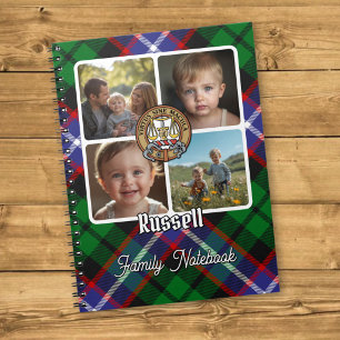 Russell Family Photo Collage Notebook