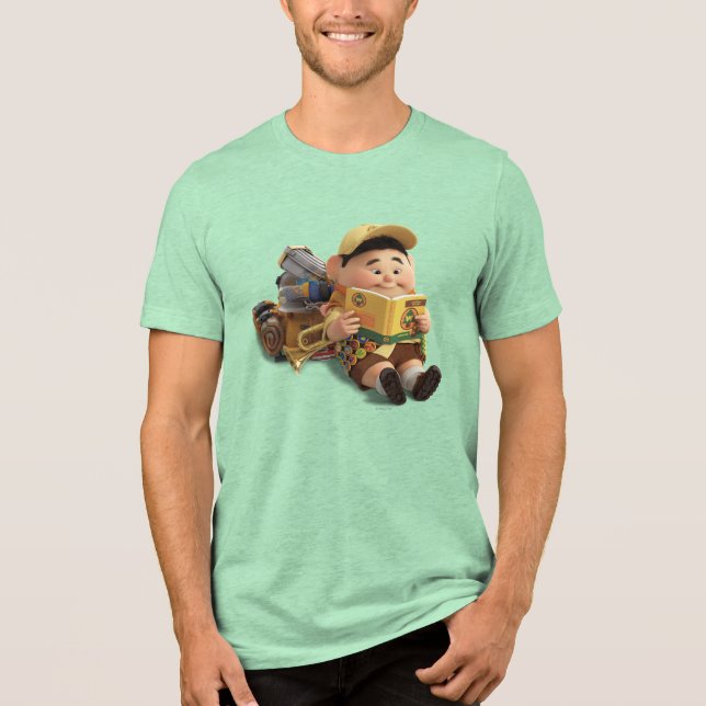 Russell from the Disney Pixar UP Movie Tri-Blend Shirt (Front)