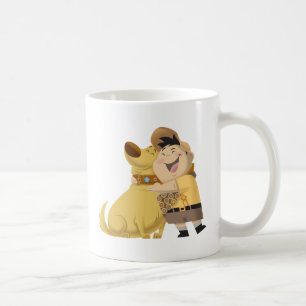Russell hugging Dug - Pixar UP! Coffee Mug