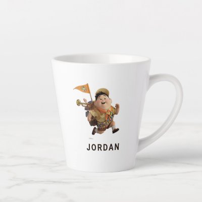 Russell Running from Disney Pixar UP Latte Mug