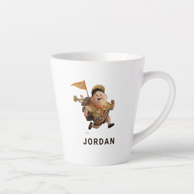 Russell Running from Disney Pixar UP Latte Mug (Right)