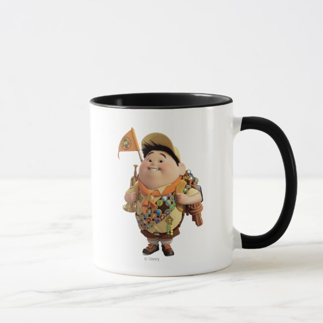 Russell smiling - the Disney Pixar UP Movie 2 Mug (Right)