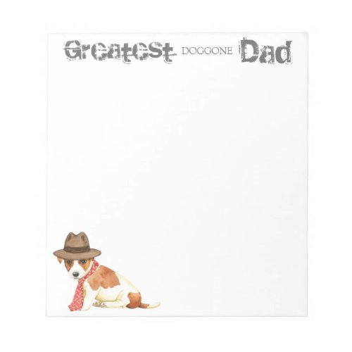 Russell Terrier Dad Notepad