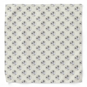 Russell Terrier Rough Painting - Original Dog Art Bandana