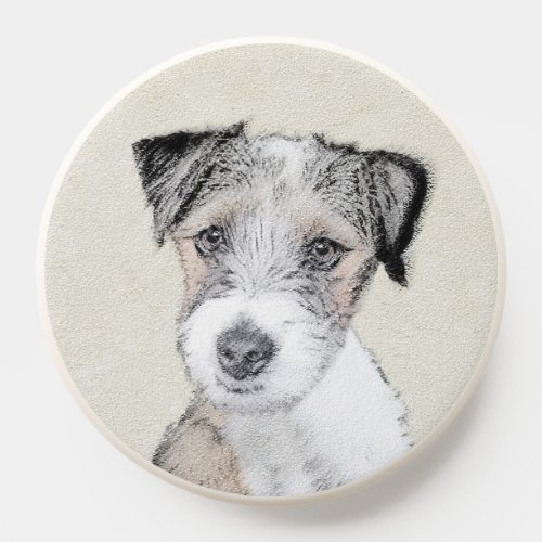 Russell Terrier Rough Painting _ Original Dog Art PopSocket