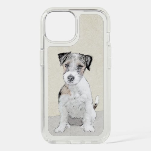Russell Terrier Rough Painting _ Original Dog Art iPhone 15 Case