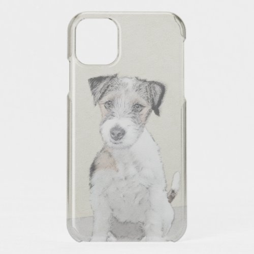 Russell Terrier Rough Painting _ Original Dog Art iPhone 11 Case