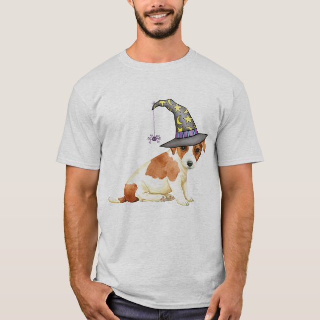 Russell Terrier Witch T-Shirt (Front)
