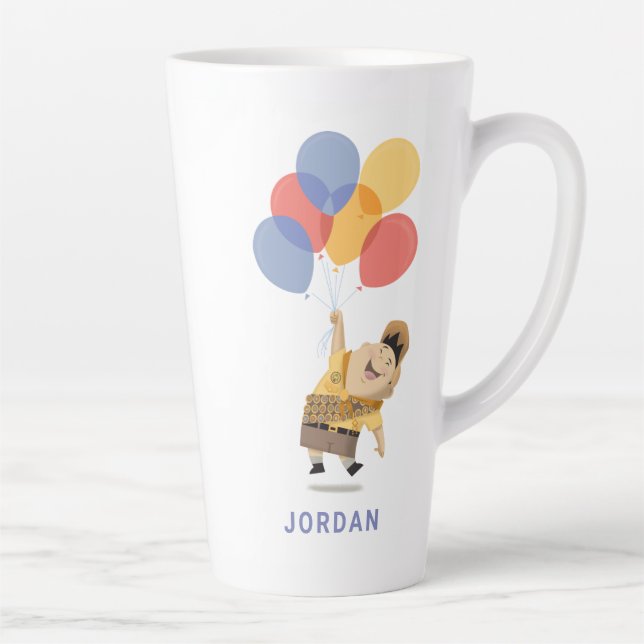 Russell Watercolor concept art - Disney Pixar UP Latte Mug (Right)