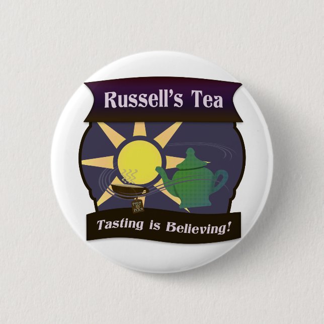 Russell's Tea Button (Front)
