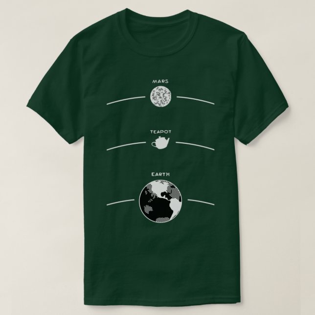 Russellx27s Teapot A Celestial Diagram T-Shirt (Design Front)