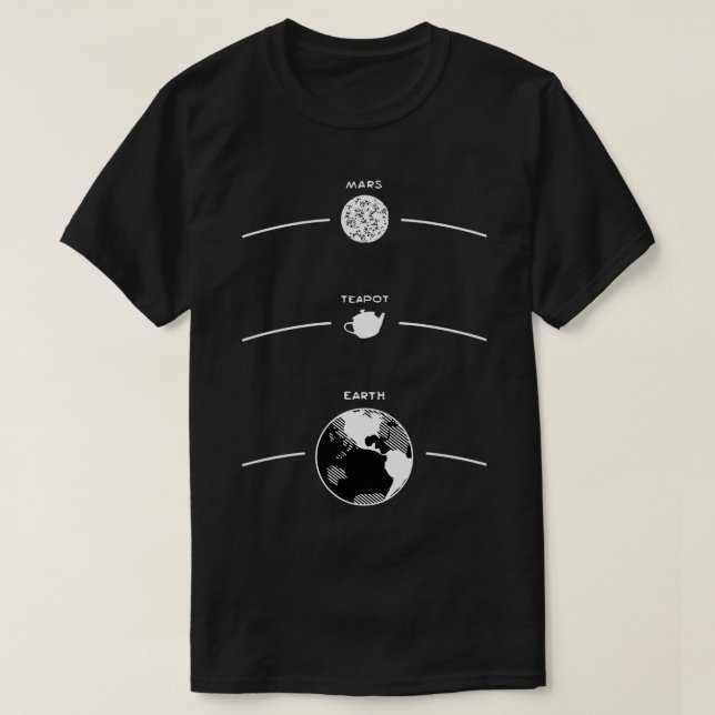 Russellx27s Teapot A Celestial Diagram T-Shirt (Design Front)
