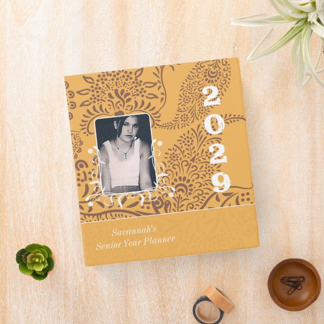Russet & Beeswax Senior Year Planner Senior Photo Binder (In Situ)