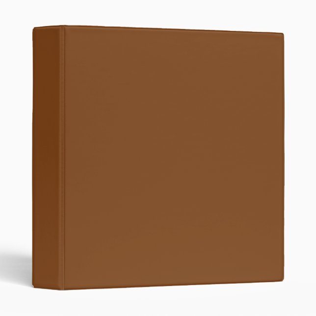 Russet Brown Avery Vinyl Binder (Front/Spine)
