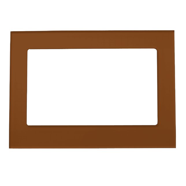 Russet Brown Magnetic Photo Frame (Front)