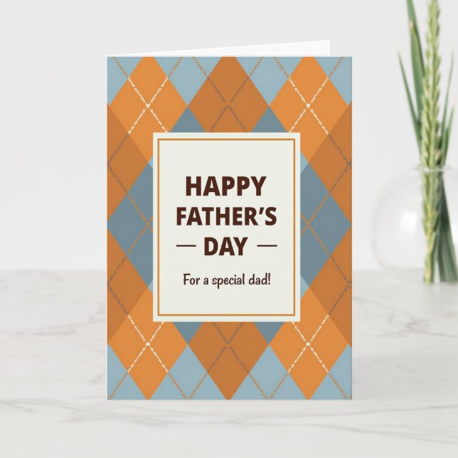 Russet Fathers Day Tribute Card (Front)