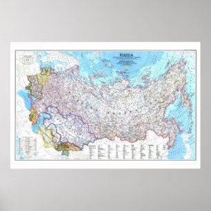 " Russia: 1993 Newly independent Nations MAP.., Poster