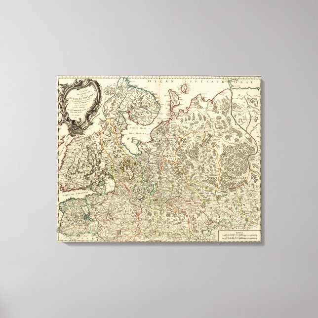 Russia and Europe 6 Canvas Print (Front)