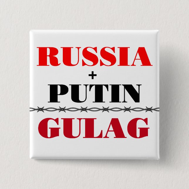 Russia and Putin Button (Front)